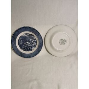 Royal Ironstone By Royal China USA The Old Grist Mill 10" Plates X2 DESCRIPTION